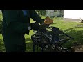 Самодельная пила для дров в работе!Homemade firewood saw in action!