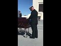 Jocko Willink pounds his SEAL Trident into Cmdr Seth Stone’s Casket