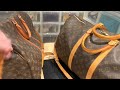 How to spot a fake Louis Vuitton Keepall 55 Bandoulière Monogram