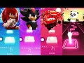 Knuckles series 🆚 Shadow 🆚 McQueen Exe 🆚 Sherif Labrador Tiles hop EDMRUSH