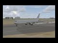 Boeing 767-300ER smooth, Practice landing