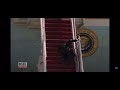 Biden falls up the stairs (MEME)