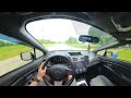 POV!!! 2017 Subaru WRX  somewhere North Country Road