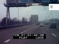1970s POV From Car Driving Away From West London, Towards M4 Motorway, Colour
