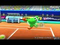 Mario Sports Superstars - Yoshi Vs. Peach (Tennis)