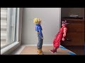 Trunks VS Goku action figure stop motion
