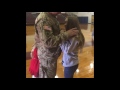 Soldier surprises his family before Christmas!