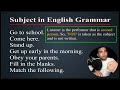 Subject in English Grammar l #englishgrammar #hinditoenglish  #competitiveexams #sscchsl #ssc #viral