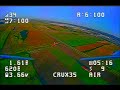 Ruff Landings 17 - Happymodel Crux 35 - I tried following a plane