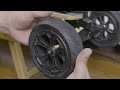 Filling pneumatic skateboard wheels without losing air from air pumps