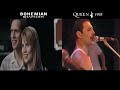 Bohemia Rhapsody Movie 2018 VS Live Aid Queen 1985