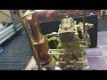 Twin Cylinder Steam Plant first run on air