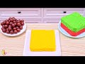 Best Of Miniature Watermelon Cake Decorating Ideas | Amazing Rainbow Chocolate Cake Use KitKat Cake