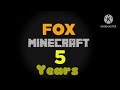 Fox logo Minecraft 5 years for @21stCenturyGuilherme