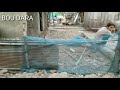 Build a cage for chicken feed _ ការសាងសង់ទ្រុងមាន់សំរាប់បំប៉នសាច់ នឹង ទ្រុងមេបាពូជ