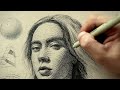 Make a Portrait Drawing Look Like Engraving