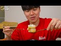 ASMR MUKBANG | mi goreng ramyeon, kimbap, kimchi recipe ! eating