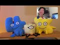 The bfdi plushies￼ introductions thus far