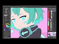 osu! CWC 2023 RO32 TB Background art Process Timelapse | CSP