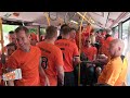 Dutch fans marching through Hamburg