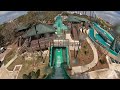 Catapult Falls Front Row 4K POV, SeaWorld San Antonio | Record-Breaking New Log Flume Ride