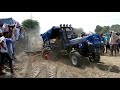 Sonalika DI-750III tractor stuck with 1 harrow in jatola competition