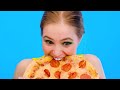 تحدي تزيين البيتزا | مواقف طعام مضحكة PaRaRa Challenge