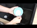 Freeze dishwashing liquid and it will gain new properties