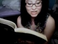 Me attempting to read a little bit of Frankenstein.