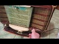 Zvezda 54 (RedStar) vintage Russian radio receiver working