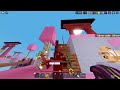 The BEST Tryhard Gameplay With YUZI KIT.. (Roblox Bedwars)