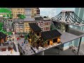 Die alte Fabrik bei Nacht! - Beginn der Beleuchtung der LEGO Stadt