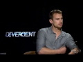 Theo James Speed Date Interview