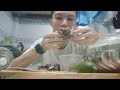 thử thách ăn hết một kg bún và một con gà đen tây bắc #giapvlogs