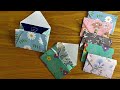 No glue or tape required! How to make easy mini envelopes