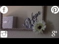 DIY Dollar Tree Wall Decor....