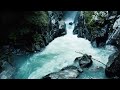 RIVER flowing from mountain.HD