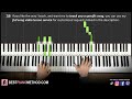 Gracie Abrams - I Love You I'm Sorry (Piano Tutorial Lesson)