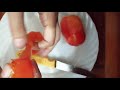 How to make Tomato Rose Garnish easily