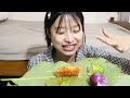 Onion + Pork Fats Mukbang 🥵| Naga Mukbang|