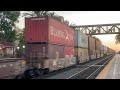 BNSF E/B Stack train going through Fullerton station 08/03/2024