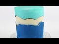 How To Make A Fault Line Cake (Divided Frosting Cake)