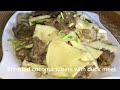 Stir-fried coconut tubers with duck meat are very sweet/Thanh Thi Vlog