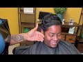 Her stylist cut her hair to short 😱| Trying out new 1/2 inch ceramic flat iron