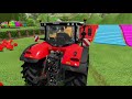 LOAD AND TRANSPORT SUPERHERO EGGS WITH CLAAS TRACTORS - Farming Simulator 22