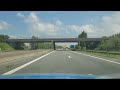 Real Time Driving France to Belgium Border - Netherlands Road Trip Off Cuts