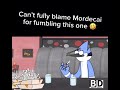 Mordecai dates a psycho (read description)