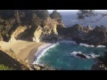 ♥♥ Relaxing 3 Hour Video of a Waterfall on an Ocean Beach at Sunset