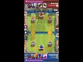 Clash Royale three crowned victory against a level 11 arena 8
