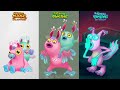 ALL Dawn of Fire Vs My Singing Monsters Vs The Lost Landscapes Redesign Comparisons ~ MSM